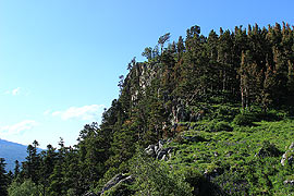 Перевал Азишский, фото с плато Утюг