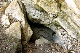 Пещера Будкова, вход